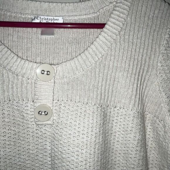 Christopher Banks Spring Sweater Lot Of 2 Wmns Sz Med Cotton Blend Garden - Picture 5 of 16